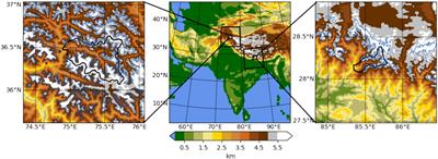 Contrasting Meteorological Drivers of the Glacier Mass Balance Between the Karakoram and Central Himalaya